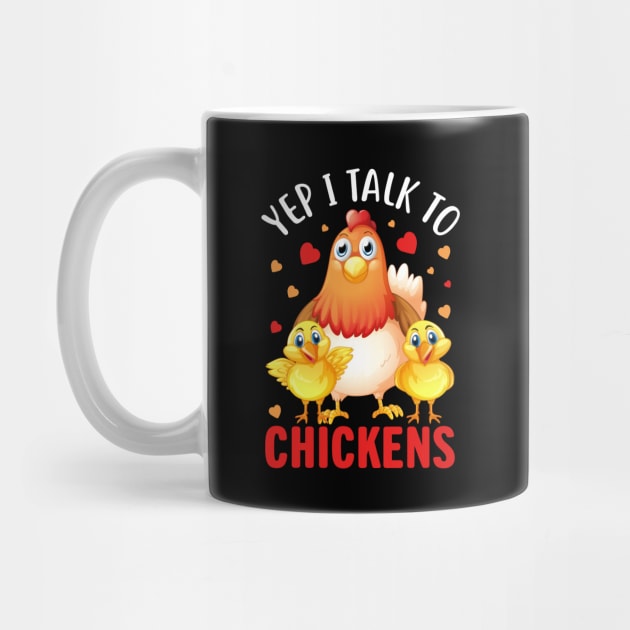 yep i talk to chickens by MichelAdam